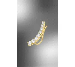 LOTUS SILVER EARCUFF SRA.TREPADOR.DORADO