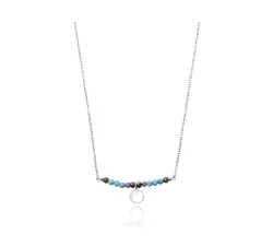 COLLAR VICEROY JEWELS PLATA AZUL