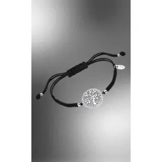 PULSERA LOTUS SILVER LP1746-2/2 CORDON N