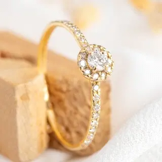 ANILLO ORO 18K CIRCONITAS                                                                           