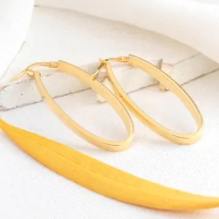 CRIOLLA OVAL ORO18K                                                                                 