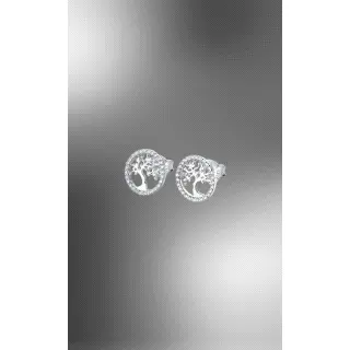 LP1778-4/1 PENDIENTES LOTUS SILVER PLATA