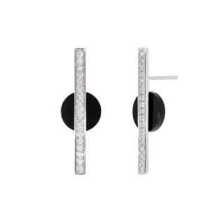 MAREA PLATA 925 Pendientes ECLIPSE                                                                  